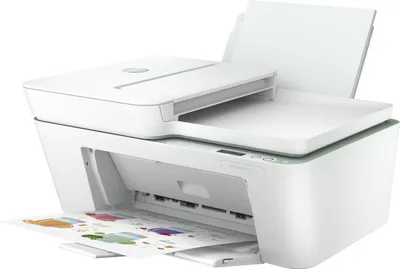 Obrázok produktu pre HP DeskJet 4122e Bezdrôtová All-in-One Farba Tlačiareň, Instant Ink; Kopírka, skener, Atramentový, Farebná tlač, 4800 x 1200 DPI, Farebné kopírovanie, A4, Šedá, Biela