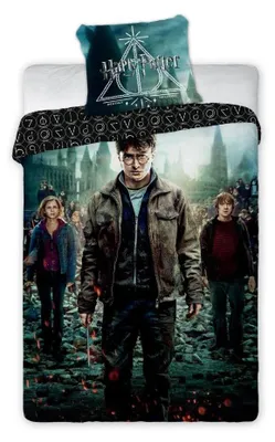 Image de Parure de lit enfant Harry Potter 160x200+1x70x90cm