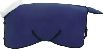 Image de vidaXL Couverture pour cheval bleu marine 95 cm polaire