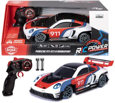 Image de Dickie, voiture télécommandée, modèle Porsche 911 GT3 R, série Rennsport, référence 201106019