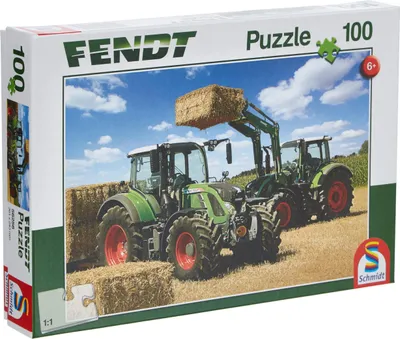 Image de 100 pièces Schmidt Spiele Kinder Puzzle Fendt 724 et 716 Vario chargeur frontal 56256