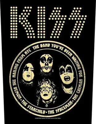 Produktbild von Kiss Hailing From NYC Aufnäher zum Aufnähen 36 x 30 cm