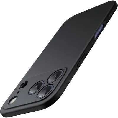 Productafbeelding van Beschermhoes voor iPhone 17 Pro, 6,3 inch, mat afwerking, TPU, zwart