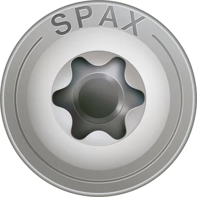 Produktbild von SPAX HI.FORCE, Vollgewinde, Tellerkopf, T-STAR plus, 4CUT, Edelstahl rostfrei A2 - Größe: 8,0 x 140 mm - Menge: 50 Stück