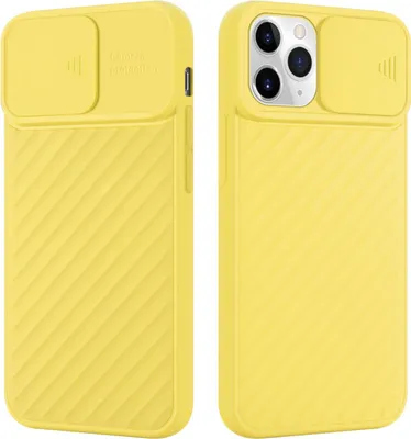 Produktbild von Cadorabo Hülle für Apple iPhone 11 PRO Schutzhülle in Gelb TPU Cover Etui Kameraschutz