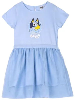 Produktbild von Sommerkleid Bluey mit Tüll Hellblau 98 cm