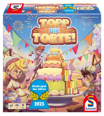 Produktbild von Schmidt Spiele Topp die Torte!, Brettspiel, 6 Jahr(e), 20 min