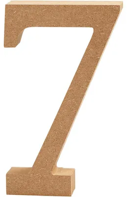 Obrázok produktu pre Creativ Company 56398, Dekoratívne číslo, Drevo, Drevo, 80 mm, 1,5 cm, 1 kusov