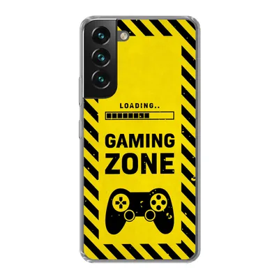 Produktbild von MuchoWow® Handyhülle Schutzhülle Hülle für Samsung Galaxy S22 Spiele - Zitate - Controller - Spielzone - Spiel Silikon Softcase Handy Hülle - Mobiltelefonhülle