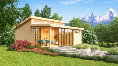 Produktbild von Fjordholz Gartenhaus Alu Concept Zürich 70