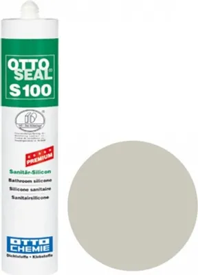 Produktbild von OTTOSEAL S100 Premium-Sanitär-Silikon 300ml C70 grauweiß