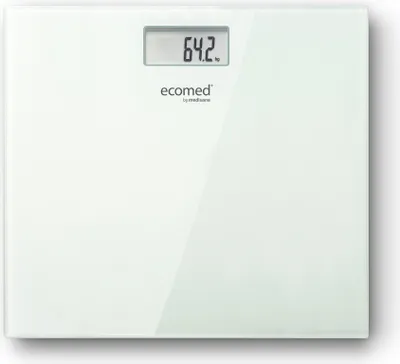 Produktbild von ecomed PS-72E digitale Personenwaage Badezimmerwaage aus Glas