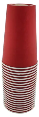 Obrázek produktu pro 20 kelímků na pití, karton, 0,2 l "Červený"