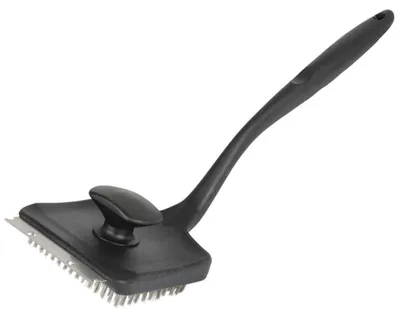 Image de BBQ collection Brosse et grattoir pour barbecue - Brosse en acier - Grattoir pour barbecue - Nettoyant 2 en 1 pour BBQ