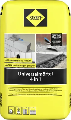 Produktbild von SAKRET Universalmörtel 4 in 1 10 kg