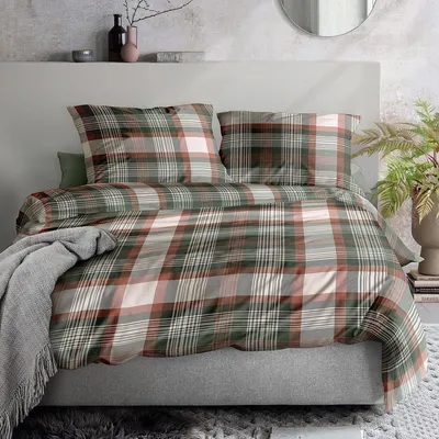 Produktbild von Irisette Mako-Satin Bettwäsche Wave 8412 multi 135x200 cm + 80x80 cm