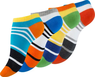 Produktbild von Vincent Creation® Sneaker Socken 8 Paar, "Color Block" Design 35-38