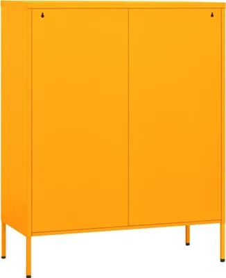 Produktbild von vidaXL Lagerschrank Senfgelb 80x35x101,5 cm Stahl