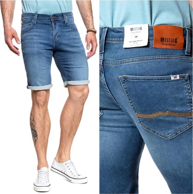 Produktbild von MUSTANG Herren, Shorts CHICAGO SHORT, Slim fit, W28, Blau, kurze, hosen,