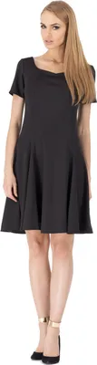 Produktbild von Klassisches Minikleid Glockenform Top; Schwarz/M/38