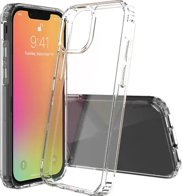 Obrázek produktu pro Pouzdro pro Apple iPhone 13 Mini Mobile Phone Cover Hybrid Silicone Case Bumper Cover Clear