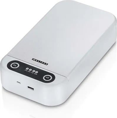 Image de Stérilisateur UV 2W, blanc, élimine 99 % des bactéries, minuterie 5 min