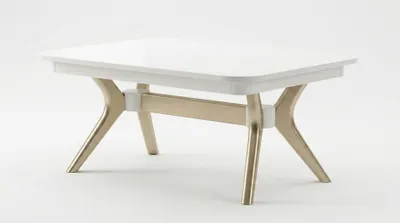 Productafbeelding van Salontafel, wandplank, modern, wit, rechthoekig, voor de woonkamer