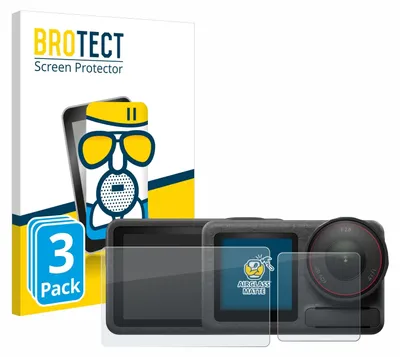 Produktbild von 3x BROTECT Entspiegelungs Schutzglas für DJI Osmo Action 5 Pro Schutzfolie Panzer Folie Glas Display Schutz matt