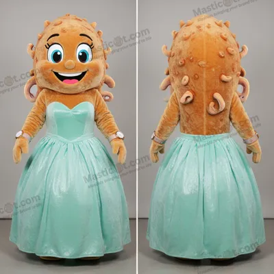 Imagen del producto de Mascota MASTICOT de Calamar Frito con Brillo Turquesa de Dibujos Animados