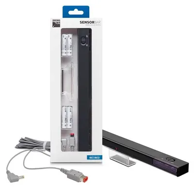 Produktbild von Bigben Interactive WIIRFSENSORBAR, Schwarz, 20 h, Kabellos, Box + blister, 40 Stück(e), 20 Stück(e)
