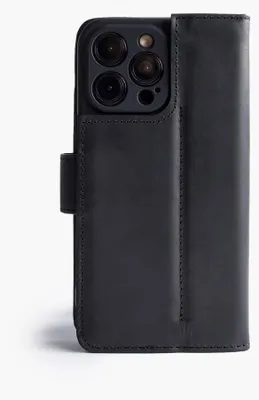 Produktbild von Wachikopa Leder Handyhülle kompatibel mit iPhone 16 Pro Max Wallet