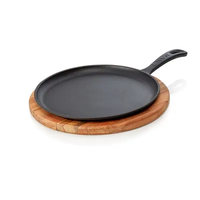 Produktbild von LAVA Pizzaservierpfanne Crepes Pfannkuchen Ø 26 cm, Serie Serving pans 36 Gusseisen emailliert