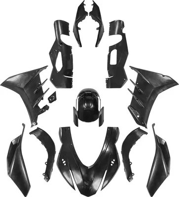 Imagen del producto de Kit de carenado para motocicleta, fabricado en plástico ABS de alta calidad, fácil instalación, sin pintar