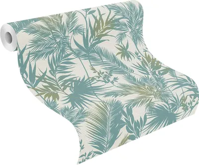 Zdjęcie produktu dla Tapeta flizelinowa 704112 tapeta kwiaty kwiaty 53 x 1005 cm Rasch Kalahari Blue
