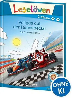 Immagine prodotto di Leselöwen 2. Klasse - Vollgas auf der Rennstrecke