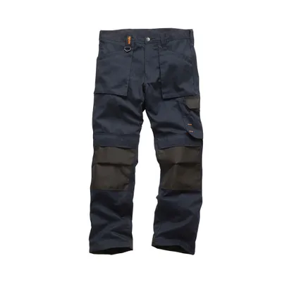 Produktbild von Scruffs - Arbeitshose „Worker“, marineblau Größe 24 kurz