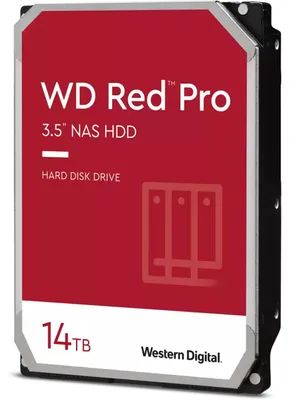 Produktbild von HDD WD Red Pro WD142KFGX 14TB/8,9/600/72 SATA III (D) (CMR)