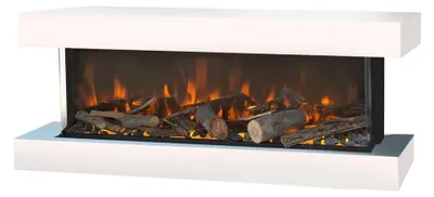 Immagine prodotto di Stufa elettrica da parete - 90 cm, bianca - 1400 Watt di potenza