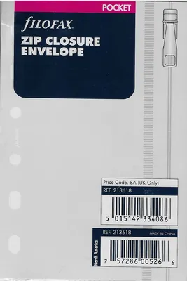 Produktbild von FILOFAX Klarsichttasche /Reissverschlu POCKET