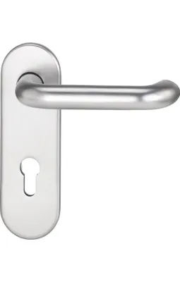 Produktbild von Dieckmann Feuerschutzgarnitur (Edelstahl F00 D/D / für Türstärke 40-65 mm PZ abgerundet) - 5203/7203/00