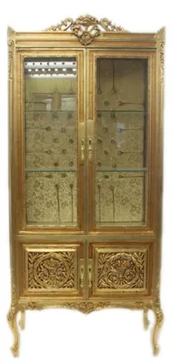 Immagine prodotto di Casa Padrino Vetrina barocca oro ModF5 - Vetrina doppia