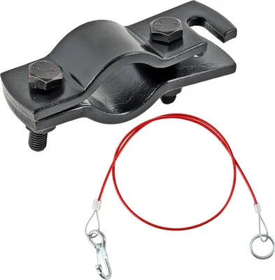 Produktbild von Halter für Anhängerabreisseil Schwarz universal passend Hollandöse + Abreisseil
