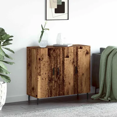 Produktbild von vidaXL Sideboard Altholz 90 x 34 x 80 cm Holzwerkstoff