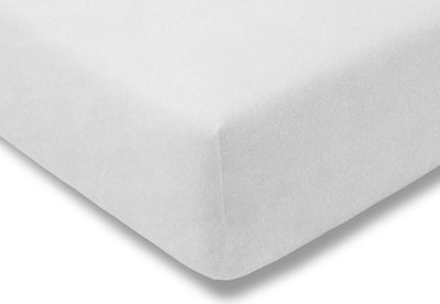 Estella Jersey Spannlaken 120x220cm, Farbe weiss
