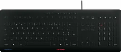 Productafbeelding van CHERRY STREAM KEYBOARD - Toetsenbord - USB - België - Toetsen: CHERRY SX - Zwart