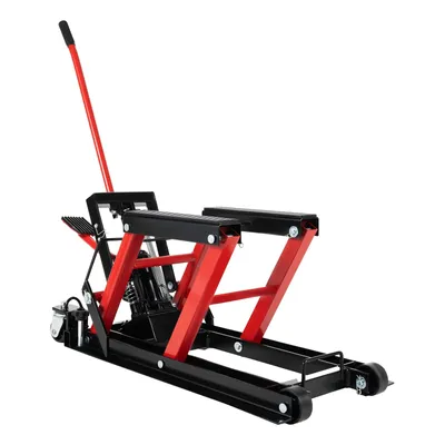 Obrázok produktu pre Hydraulický zdvihák na motorku, nosnosť 680 kg, nastaviteľná výška, odolná železná konštrukcia