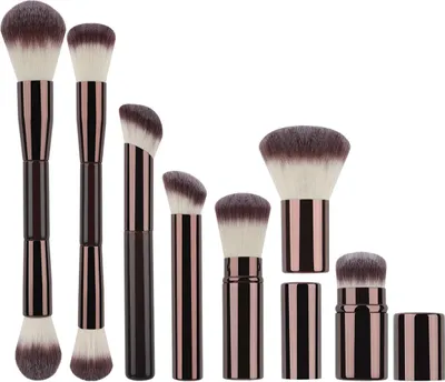 Produktbild von Technique PRO Dark Mocha Makeup Pinsel Set - 9 Schminkpinsel