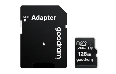 Obrázek produktu pro GOODRAM microSDXC 128GB Class 10 UHS-I + adaptér
