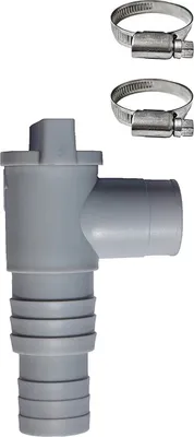 Immagine prodotto di INF Valvola per piscina con 2 raccordi per tubi da 32 mm