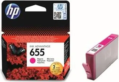 Obrázek produktu pro HP 655 Purpurová originální inkoustová kazeta Advantage, Standardní výtěžnost, Purpurová, Inkoust na bázi barvy, 1 kusů, 600 str.